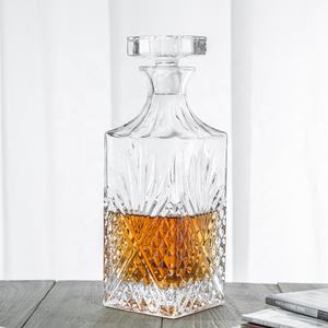 Ensemble de carafe à whisky de luxe 5 pièces avec 4 verres, carafe à liqueur en cristal élégant à coupe diamant pour le bourbon, le <span class=keywords><strong>vin</strong></span>, le bar à domicile, boîte cadeau - Product Image 2
