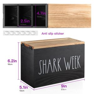 Wooden Bathroom Storage Box <b>Tissue</b> Organizer Desktop Holder For Toilet <b>Paper</b> And Sanitary Items Solid <b>Color</b> Design - Product Image 3