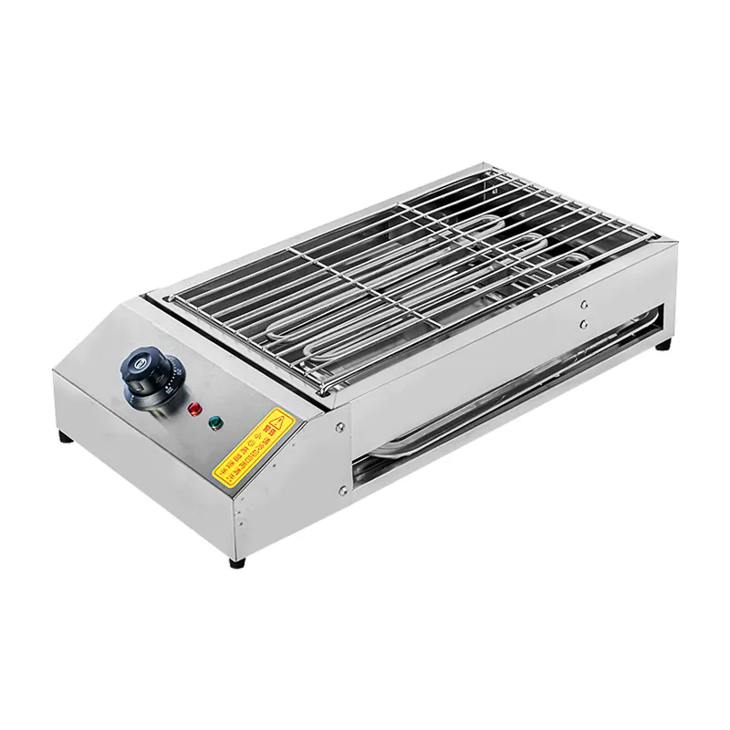 Commercial Stainless Steel Burger Fish Corn Grilling Machine Steak Electric Griddles Shawarma Grill Machine