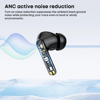 Écouteurs Intra-Auriculaires Professionnels Sans Fil 2025 ANC&ENC, Affichage Numérique, Étanche, Bluetooth, Suppression du Bruit TWS