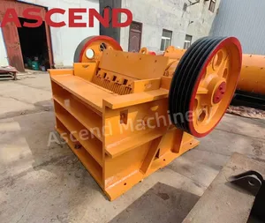 PE150x250 PE250X400 Jaw Crusher Crusher Limestone Granite Quartz 5-20tph Ascend High Productivity Jaw Crusher Machine