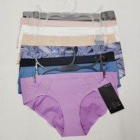 Culottes en nylon de styles variés, une pièce, en soie glacée, respirantes, sous-vêtements pour femmes, culottes pour femmes, sous-vêtements sans couture