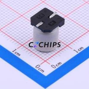 ตัวเก็บประจุแบบอิเล็กโทรไลต์อะลูมิเนียม SMD รุ่น VE-221M1CTR-0810, ขนาด D8xL10 มม. 220uF 20% 16V 8 มม. - Product Image 2