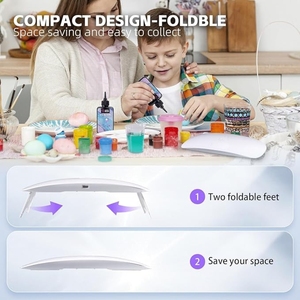 Lampada UV Portatile di Grandi <span class=keywords><strong>Dimensioni</strong></span> Aggiornata per Resina, Polimerizzazione Rapida, Prodotta in Cina per Creazione di Gioielli, Fai-da-Te e Decorazioni - Product Image 5