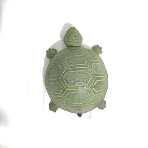 Tartaruga marina verde Vintage in ghisa portachiavi ornamento da <span class=keywords><strong>giardino</strong></span> artigianato in ferro <span class=keywords><strong>segreto</strong></span> scatola per piatti interni decorazione per la casa - Product Image 2