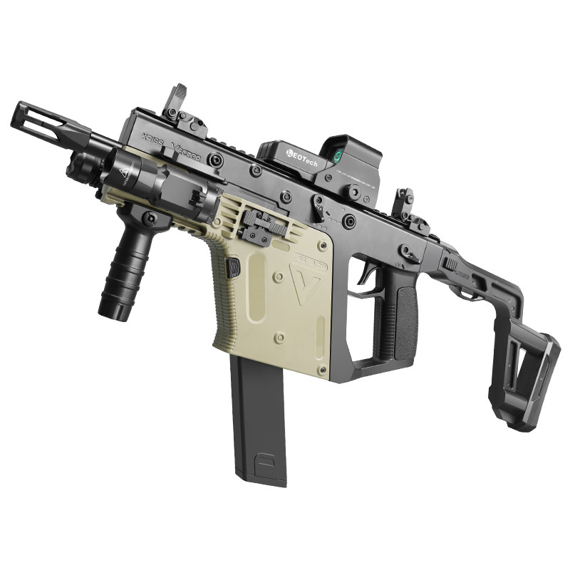 Children's electric continuous fire foldable foam soft gun boy versus submachine gun toy blaster soft bullet airsoft gun toy