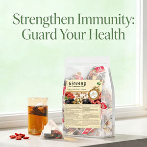 Té de Ginseng Orgánico Premium al Por Mayor, Sabor Seis Tesoros, Mezcla de Liubao y Wubao, Bolsitas de Té de Primera Calidad al Vapor, OEM - Product Image 5