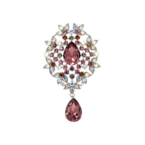 El nuevo elegante diseño de palacio retro Sentido de cristal Oldi delicado broche de abrigo todo en uno: un temperamento de generación - Product Image 2