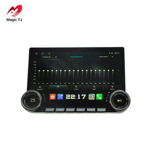 New phổ <span class=keywords><strong>Android</strong></span> 10-13 inch đài phát thanh xe GPS navigation núm đôi màn hình xe cho DVD Player với Carplay Auto GPS khuếch đại - Product Image 1