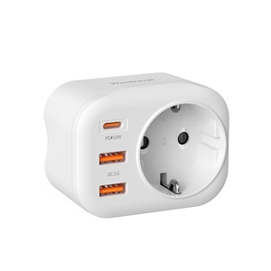 Wontravel PD 20W German Schuko <b>Type</b> <b>C</b> Wall European Socket <b>Plug</b> Extender Power Electrical <b>Plug</b> Socket - Product Image 2