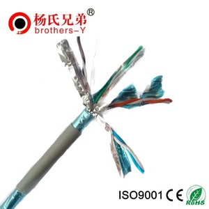 <span class=keywords><strong>สาย</strong></span>เคเบิล SFTP Cat6a แบบป้องกันสองชั้น 305 เมตร FFTP <span class=keywords><strong>สาย</strong></span>แลน Cat6a ผ่านการทดสอบ 0.56 มม. 0.58 มม. - Product Image 4