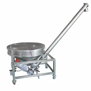 Factory Horizontal Inclined Free Flowing Coffee Milk Powder Automatic Screw Auger Conveyor Feeder