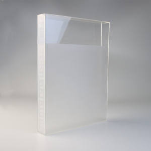 חלבית ברור פלסטיק מחזיק מגזין עמיד למים בית בית ספר שימוש אקריליק ספר Slipcase כיסוי ספר מקרה - Product Image 1