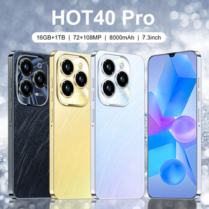 โทรศัพท์มือถือแอนดรอยด์ Hot40โปร7.3นิ้ว Smartphone16G 5G + 1TB <span class=keywords><strong>True</strong></span> 4G เวอร์ชันทั่วโลกสมาร์ทโฟน - Product Image 3