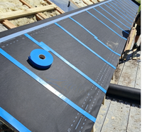Rouleau de membrane respirante Kingway pour la protection des enveloppes de bâtiments, sous-couche de toiture et murs