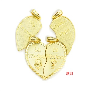 Religious Jewelry Broken Heart Accessories <b>Cross</b> Virgin Mary Link Heart Pendant Charms - Product Image 5
