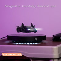 Nuevo Diseño de Coche Deportivo de Aleación de Aluminio con Levitación Magnética, Acabado Negro Pulido, Modelo a Escala, Regalo para Diwali