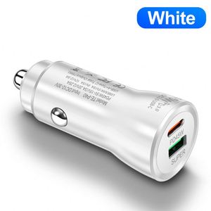 Chargeur de voiture USB-C avec charge rapide (QC3.0/PD) 75W, design magnétique, matériau ABS ignifuge pour téléphone portable et appareil photo - Product Image 6