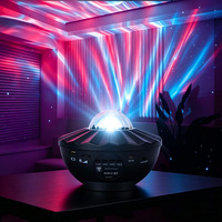 Projecteur LED UFO Star Aurora en ABS, Lampe de Projection Galaxie DIY USB avec Télécommande pour Décoration Chambre et Fêtes
