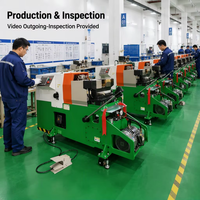 Machine à fileter les tuyaux CNC automatique 220V/380V, opération facile, fabrication de filetages NPT BSPT