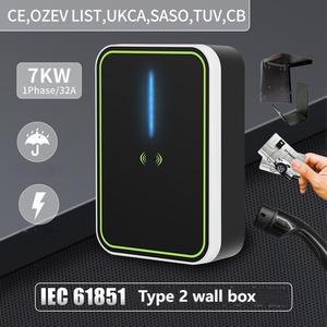 Nouvelle station de recharge <span class=keywords><strong>pour</strong></span> véhicules électriques EV 7kw 11kw 22kw Type2 GBT Chargeur AC domestique <span class=keywords><strong>pour</strong></span> <span class=keywords><strong>voiture</strong></span> électrique - Product Image 5