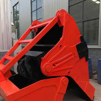 Grappin hydraulique électrique rectangulaire pour le déchargement de conteneurs à toit ouvert