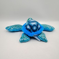Venta al por mayor de peluche lindo de peluche realista océano tortuga Animal relleno mar Animal niños regalo de Navidad suave simulación tortuga marina