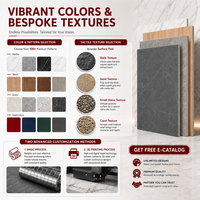 Panneau mural en PVC de luxe, imitation marbre, imperméable, panneaux muraux 3D avec texture décorative pour hall d'hôtel et intérieur de salle de bain