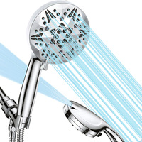 Kit de Douche B2B Transfrontalier ABS pour l'Europe et les États-Unis – Design Minimaliste Moderne, 9 Fonctions, Douchette à Dos, Pistolet de Pulvérisation, Kit Portable – Vente en Gros