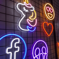 Enseigne néon LED personnalisée RVB à intensité variable, décoration murale pour chambre, anniversaire, mariage, fête, bar, publicité, taxi, voiture