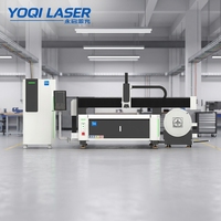 Machine de découpe laser à fibre YOQI LASER pour feuilles et tubes grand format, 3-6 kW, CNC 5 axes, 120 m/min, 60952540 mm, machine robuste