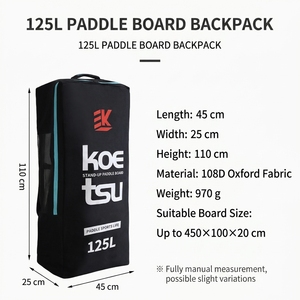Sac à dos gonflable <span class=keywords><strong>KOETSU</strong></span> pour planche de surf, sac de rangement grande capacité à double bandoulière - Product Image 2