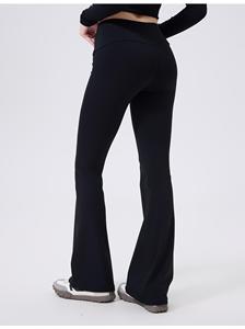Wholesale Women's High Waist <b>Flare</b> Yoga <b>Leggings</b> Butt Lifting Workout Pants Buttery Soft Stretch No Camel Toe Sports Trousers - Product Image 4