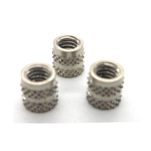Stainless Steel 303 <strong>Knurled</strong> <strong>Insert</strong> Nut Precision CNC Machined <strong>Threaded</strong> <strong>Insert</strong> Nut for Plastic Nylon Parts - Product Image 3