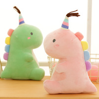 Peluche de dinosaure en peluche rose, cadeau d'anniversaire en gros