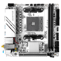 JGINYUE B550I迷你ITX台式电脑游戏主板新支持DDR4 64GB内存B550芯片组SATA硬盘接口