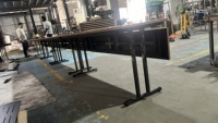 Table de réunion pliante moderne pour salle de formation, bureau, table de séminaire, plateau HPL, 6 pieds, ignifuge