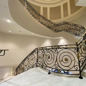 Escalera <span class=keywords><strong>Interior</strong></span> Curva de <span class=keywords><strong>Piedra</strong></span> para Villa de Lujo, Gran Escalera de <span class=keywords><strong>Piedra</strong></span> para Interiores - Product Image 4