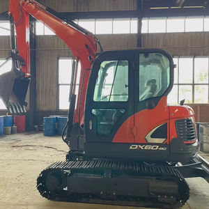 Excavadora Hidráulica de Orugas Usada Doosan DX60, Modelo 2024, 6T, 90% Nueva, Bomba, Motor, Caja de Cambios, Pintura Original, para Video - Product Image 1