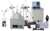 TOPTION Home Lab Kit petit appareil de distillation moléculaire pour l'extraction d'huile essentielle et l'eau des fleurs