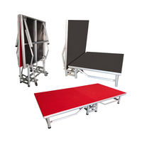 Scène de concert extérieure pliable, portable, durable, en alliage d'aluminium robuste, avec conception modulaire, à vendre