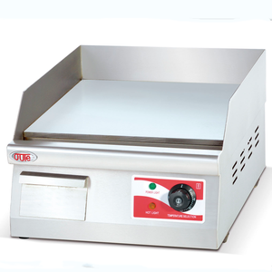 Thương Mại Thiết Bị Nhà Bếp Nhà Máy Giá Cấp Thực Phẩm Thép Không Gỉ Vỉ Nướng Nướng (OT-818) <span class=keywords><strong>Counter</strong></span> Top Điện Phẳng Vỉ Nướng - Product Image 4