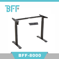 Nouveau bureau debout ergonomique cadre en acier au carbone laminé à froid double bureau d'ordinateur de levage électrique