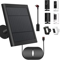 Caméras d'extérieur solaires IP65 (Blanc 1P) Spotlight Cam Plus/Pro Stick sans fil avec câble long de 3 m, étanches et résistantes à la poussière