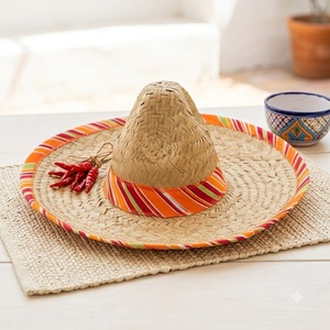 Chapeau de paille naturel fait main, idéal pour les hôtels de villégiature, les boutiques de souvenirs et les magasins de cadeaux dans le monde entier - Product Image 1