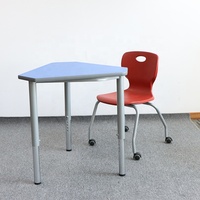 Vente en gros, meubles de salle de classe en bois, Table d'école et chaise en plastique