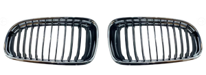 Für BMW 3er (E90 LCI & <span class=keywords><strong>E91</strong></span> LCI, <span class=keywords><strong>07</strong></span>/2007 -- 05/2012) Frontgrill (schwarz, L/R), passend für OE Nr. 51137201967/51137201968 - Product Image 4
