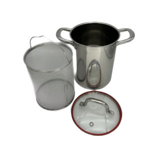 Pot à <span class=keywords><strong>asperges</strong></span> moderne en acier inoxydable panier amovible cuiseur à vapeur de légumes pour pâtes à spaghetti pour la cuisine à domicile - Product Image 3