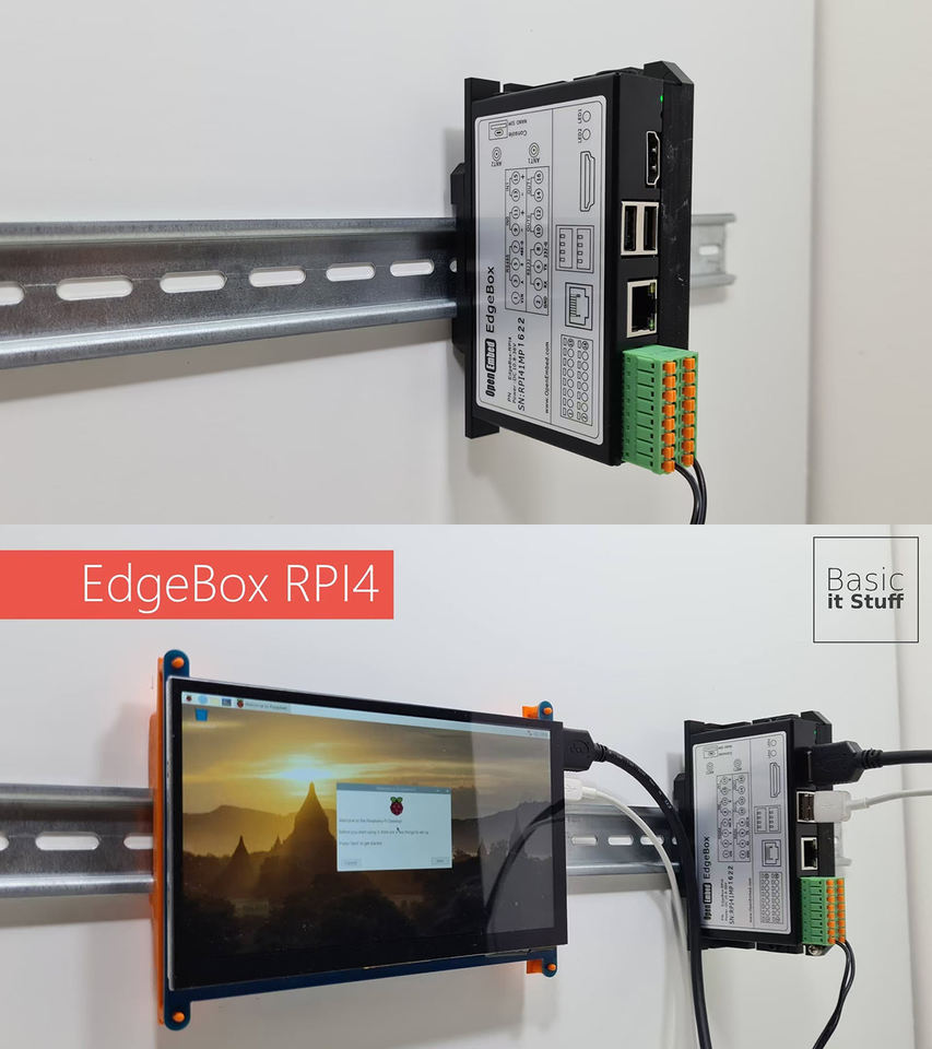 Edgebox-pri IoT Gateway & Controller CM4-Powered PLC Controller ...