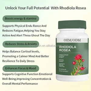 Capsule di Estratto di Rodiola <span class=keywords><strong>Rosea</strong></span> Personalizzate, Integratore Alimentare per Alleviare lo Stress e Migliorare la Concentrazione Mentale - Product Image 4